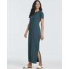 image:imageReal Essentials 3 Pack Womens Casual Short Sleeve Maxi TShirt Dress with Slit Available in Plus SizeSet 7