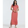 image:imageReal Essentials 3 Pack Womens Casual Short Sleeve Maxi TShirt Dress with Slit Available in Plus SizeSet 8