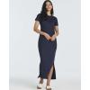 image:imageReal Essentials 3 Pack Womens Casual Short Sleeve Maxi TShirt Dress with Slit Available in Plus SizeSet 9