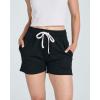 image:imageReal Essentials 3 Pack Womens Cotton French Terry Shorts Pockets  Casual Athletic Lounge Available in PlusSet 1