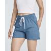 image:imageReal Essentials 3 Pack Womens Cotton French Terry Shorts Pockets  Casual Athletic Lounge Available in PlusSet 2