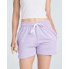 image:imageReal Essentials 3 Pack Womens Cotton French Terry Shorts Pockets  Casual Athletic Lounge Available in PlusSet 3