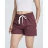 image:imageReal Essentials 3 Pack Womens Cotton French Terry Shorts Pockets  Casual Athletic Lounge Available in PlusSet 5