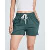 image:imageReal Essentials 3 Pack Womens Cotton French Terry Shorts Pockets  Casual Athletic Lounge Available in PlusSet 7