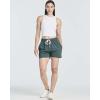image:imageReal Essentials 3 Pack Womens Cotton French Terry Shorts Pockets  Casual Athletic Lounge Available in PlusSet 7