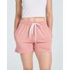 image:imageReal Essentials 3 Pack Womens Cotton French Terry Shorts Pockets  Casual Athletic Lounge Available in PlusSet 7