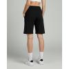 image:imageReal Essentials 3 Pack Womens Cotton Terry Jersey 9 Bermuda Shorts PocketsCasual Lounge Yoga Available in Plus SizeSet 3