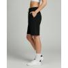 image:imageReal Essentials 3 Pack Womens Cotton Terry Jersey 9 Bermuda Shorts PocketsCasual Lounge Yoga Available in Plus SizeSet 5