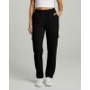 image:imageReal Essentials 3 Pack Womens Fleece Cargo Sweatpants Open Bottom Lounge amp Athletic Casual Pants with PocketsSet 6