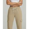 image:imageReal Essentials 3 Pack Womens Fleece Cargo Sweatpants Open Bottom Lounge amp Athletic Casual Pants with PocketsSet 8