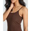 image:imageReal Essentials 3 Pack Womens Spaghetti Strap Tank Ribbed Mini Dress with Builtin Bra Summer Sundress Casual Lounge DressesSet 1
