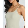 image:imageReal Essentials 3 Pack Womens Spaghetti Strap Tank Ribbed Mini Dress with Builtin Bra Summer Sundress Casual Lounge DressesSet 4