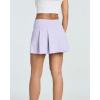image:imageReal Essentials 3 PackWomens 14 Pleated Tennis Skorts Golf Skirt High Waisted Athletic Running Casual Shorts with PocketsSet 1