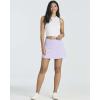 image:imageReal Essentials 3 PackWomens 14 Pleated Tennis Skorts Golf Skirt High Waisted Athletic Running Casual Shorts with PocketsSet 1