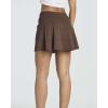 image:imageReal Essentials 3 PackWomens 14 Pleated Tennis Skorts Golf Skirt High Waisted Athletic Running Casual Shorts with PocketsSet 2
