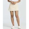 image:imageReal Essentials 3 PackWomens 14 Pleated Tennis Skorts Golf Skirt High Waisted Athletic Running Casual Shorts with PocketsSet 2