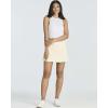 image:imageReal Essentials 3 PackWomens 14 Pleated Tennis Skorts Golf Skirt High Waisted Athletic Running Casual Shorts with PocketsSet 3