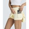 image:imageReal Essentials 3 PackWomens 14 Pleated Tennis Skorts Golf Skirt High Waisted Athletic Running Casual Shorts with PocketsSet 3