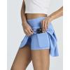 image:imageReal Essentials 3 PackWomens 14 Pleated Tennis Skorts Golf Skirt High Waisted Athletic Running Casual Shorts with PocketsSet 4