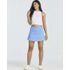 image:imageReal Essentials 3 PackWomens 14 Pleated Tennis Skorts Golf Skirt High Waisted Athletic Running Casual Shorts with PocketsSet 4