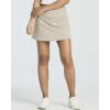 image:imageReal Essentials 3 PackWomens 14 Pleated Tennis Skorts Golf Skirt High Waisted Athletic Running Casual Shorts with PocketsSet 6