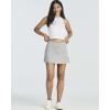 image:imageReal Essentials 3 PackWomens 14 Pleated Tennis Skorts Golf Skirt High Waisted Athletic Running Casual Shorts with PocketsSet 7