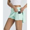 image:imageReal Essentials 3 PackWomens 14 Pleated Tennis Skorts Golf Skirt High Waisted Athletic Running Casual Shorts with PocketsSet 7
