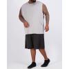 image:imageReal Essentials 3 amp 5 PackMens Dry Fit Workout Running Tank Top Gym Sleeveless Muscle Athletic Shirt Big amp Tall AvailableBig  Tall  Set I