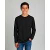 image:imageReal Essentials 4 Pack Boys Cotton Jersey Long Sleeve TShirt with Pocket  Kids Teens Youth Crew Neck Tee Top Ages 416Set 1