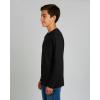 image:imageReal Essentials 4 Pack Boys Cotton Jersey Long Sleeve TShirt with Pocket  Kids Teens Youth Crew Neck Tee Top Ages 416Set 4