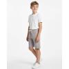 image:imageReal Essentials 4 Pack Boys Fleece Lounge Shorts  Soft PullOn Gym School Sleep amp Active Sports Shorts for KidsSet 1