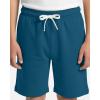 image:imageReal Essentials 4 Pack Boys Fleece Lounge Shorts  Soft PullOn Gym School Sleep amp Active Sports Shorts for KidsSet 4