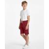 image:imageReal Essentials 4 Pack Boys Fleece Lounge Shorts  Soft PullOn Gym School Sleep amp Active Sports Shorts for KidsSet 5