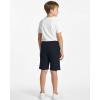 image:imageReal Essentials 4 Pack Boys Fleece Lounge Shorts  Soft PullOn Gym School Sleep amp Active Sports Shorts for KidsSet 7