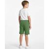 image:imageReal Essentials 4 Pack Boys Fleece Lounge Shorts  Soft PullOn Gym School Sleep amp Active Sports Shorts for KidsSet 8