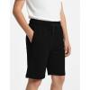 image:imageReal Essentials 4 Pack Boys Fleece Lounge Shorts  Soft PullOn Gym School Sleep amp Active Sports Shorts for KidsSet 8