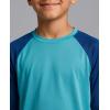 image:imageReal Essentials 4 Pack Boys Rash Guard Long Sleeve Swim Shirt UV Sun Protection Fishing amp Swimwear Tops for KidsLong Sleeve Set 2