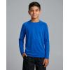 image:imageReal Essentials 4 Pack Boys Rash Guard Long Sleeve Swim Shirt UV Sun Protection Fishing amp Swimwear Tops for KidsLong Sleeve Set 3
