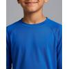image:imageReal Essentials 4 Pack Boys Rash Guard Long Sleeve Swim Shirt UV Sun Protection Fishing amp Swimwear Tops for KidsLong Sleeve Set 3