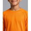 image:imageReal Essentials 4 Pack Boys Rash Guard Long Sleeve Swim Shirt UV Sun Protection Fishing amp Swimwear Tops for KidsLong Sleeve Set 4