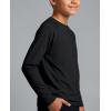 image:imageReal Essentials 4 Pack Boys Rash Guard Long Sleeve Swim Shirt UV Sun Protection Fishing amp Swimwear Tops for KidsLong Sleeve Set 5