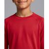 image:imageReal Essentials 4 Pack Boys Rash Guard Long Sleeve Swim Shirt UV Sun Protection Fishing amp Swimwear Tops for KidsLong Sleeve Set 5