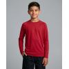 image:imageReal Essentials 4 Pack Boys Rash Guard Long Sleeve Swim Shirt UV Sun Protection Fishing amp Swimwear Tops for KidsLong Sleeve Set 5