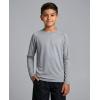 image:imageReal Essentials 4 Pack Boys Rash Guard Long Sleeve Swim Shirt UV Sun Protection Fishing amp Swimwear Tops for KidsLong Sleeve Set 7