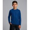image:imageReal Essentials 4 Pack Boys Rash Guard Long Sleeve Swim Shirt UV Sun Protection Fishing amp Swimwear Tops for KidsLong Sleeve Set 8