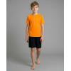 image:imageReal Essentials 4 Pack Boys Rash Guard Short Sleeve Swim Shirt UV Sun Protection Fishing amp Swimwear Tops for KidsShort Sleeve Set 8
