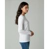 image:imageReal Essentials 4 Pack Girls Cotton Long Sleeve Crew Neck TShirt  Athletic Tee Shirt for Teens Kids Youth Ages 416Set 3