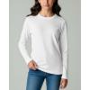 image:imageReal Essentials 4 Pack Girls Cotton Long Sleeve Crew Neck TShirt  Athletic Tee Shirt for Teens Kids Youth Ages 416Set 3