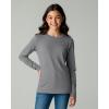 image:imageReal Essentials 4 Pack Girls Cotton Long Sleeve Crew Neck TShirt  Athletic Tee Shirt for Teens Kids Youth Ages 416Set 6