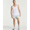 image:imageReal Essentials 4 Pack Mens Mesh 3 Athletic Zipper Shorts Workout Gym Running Basketball3inch  Set 4